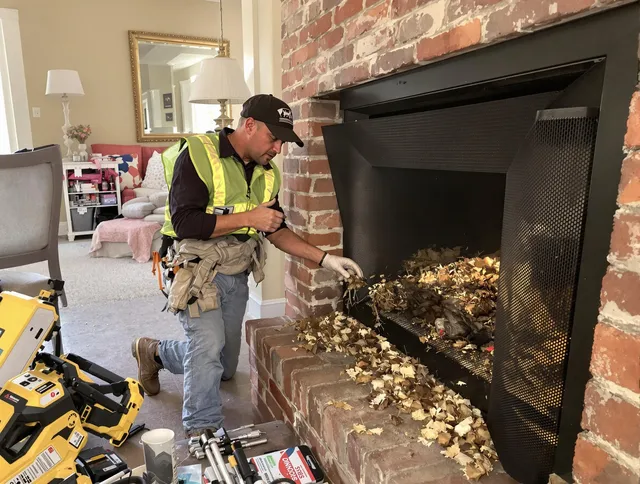 Safe screening installation by Coconut Creek Chimney Sweep in Coconut Creek, FL