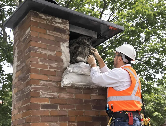 Humane removal of debris and animals by Coconut Creek Chimney Sweep in Coconut Creek, FL