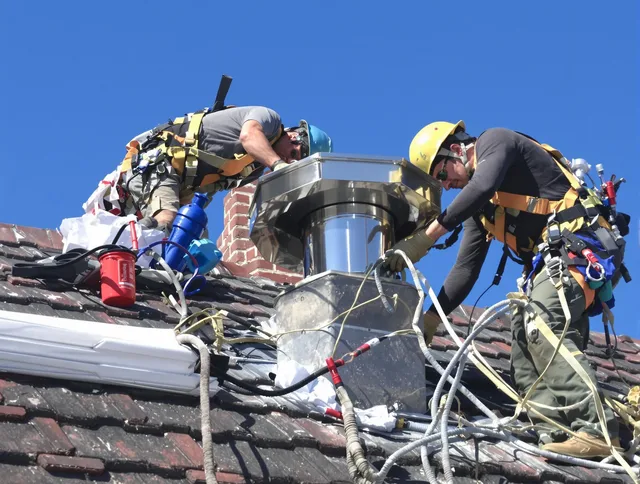 Protective chimney cap installed by Coconut Creek Chimney Sweep in Coconut Creek, FL