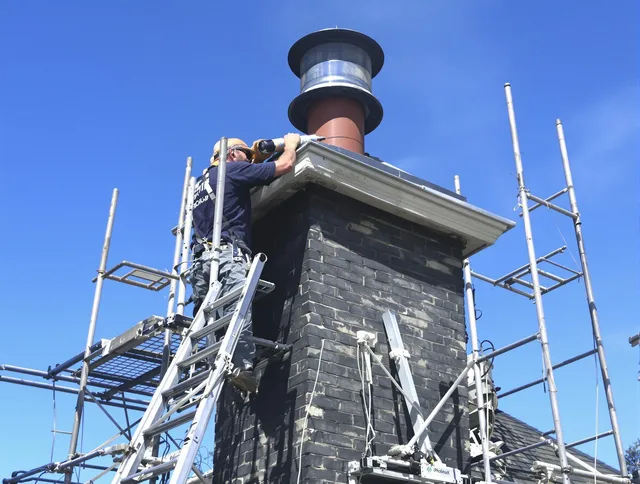 Sturdy chimney crown finished by Coconut Creek Chimney Sweep in Coconut Creek, FL