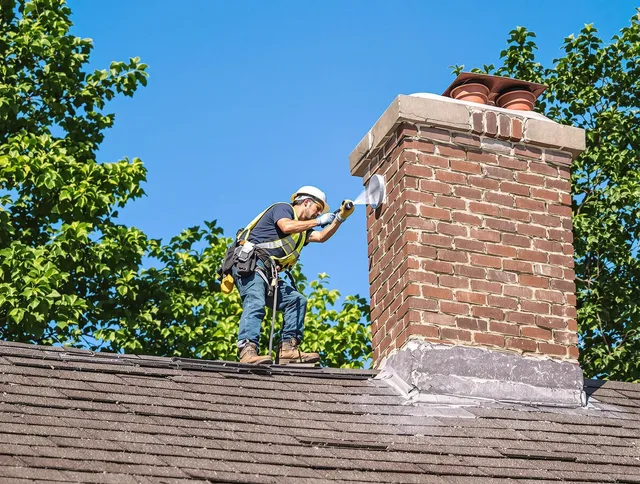 Coconut Creek Chimney Sweep performing an inspection with advanced tools in Coconut Creek, FL