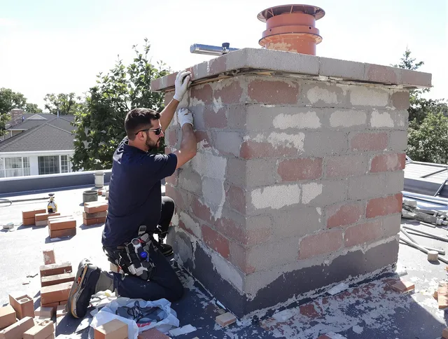 Advanced chimney repair process by Coconut Creek Chimney Sweep in Coconut Creek, FL