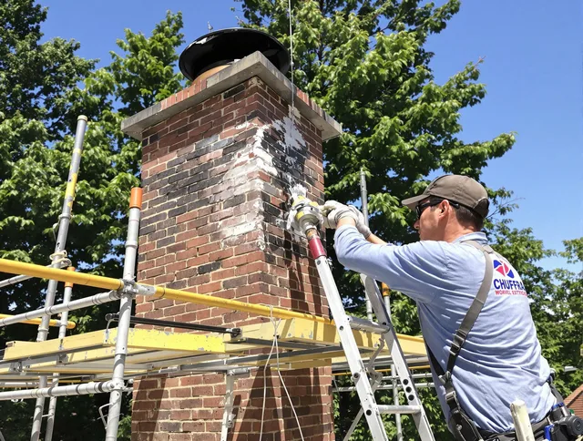 Structural chimney repair by Coconut Creek Chimney Sweep in Coconut Creek, FL