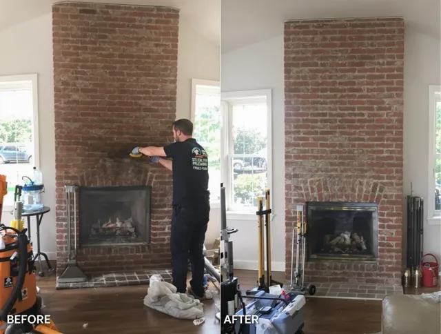 Finished chimney sweeping service by Coconut Creek Chimney Sweep in Coconut Creek, FL