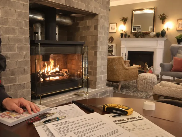 Coconut Creek Chimney Sweep verifying fireplace safety measures in Coconut Creek, FL